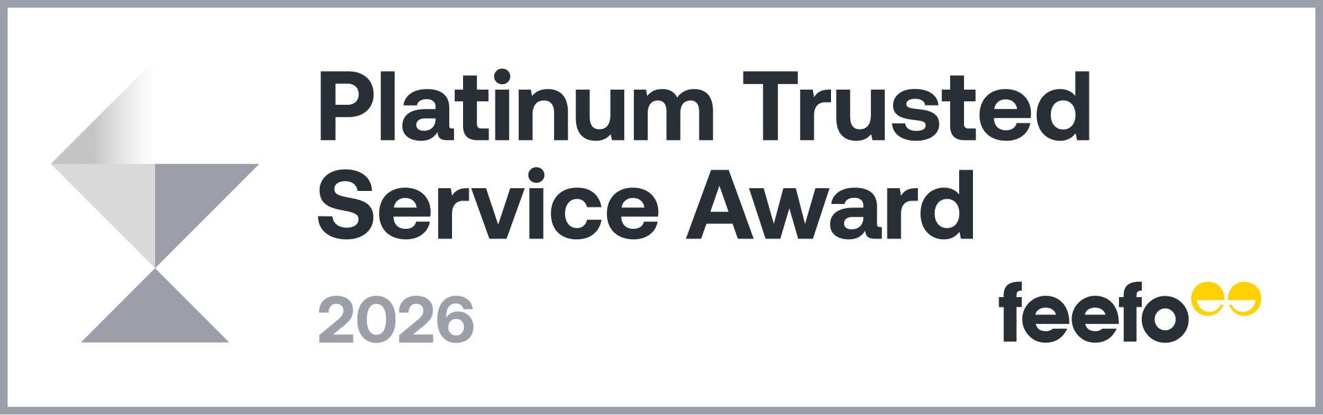 Platinum Trusted Service Award 2026